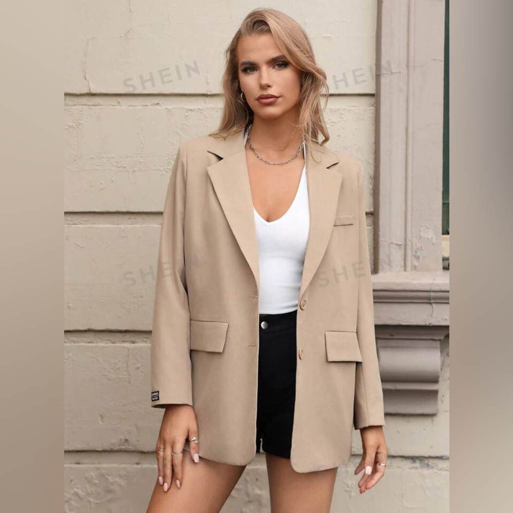 Shein Tan Blazer